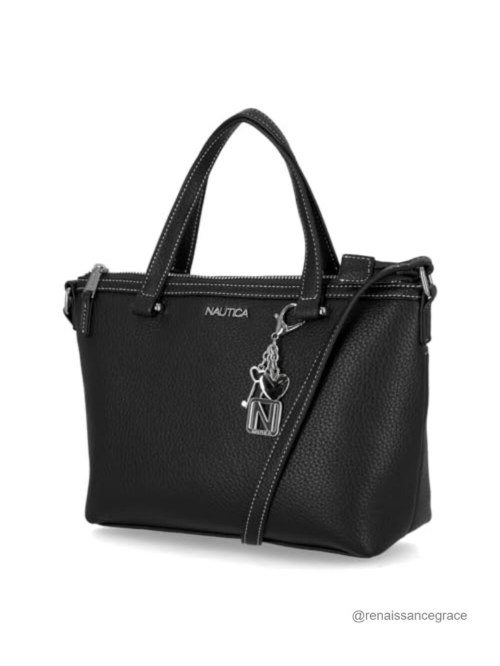 Faux Leather Satchel Handbag with Crossbody Strap Top Handle Hobo Everyday